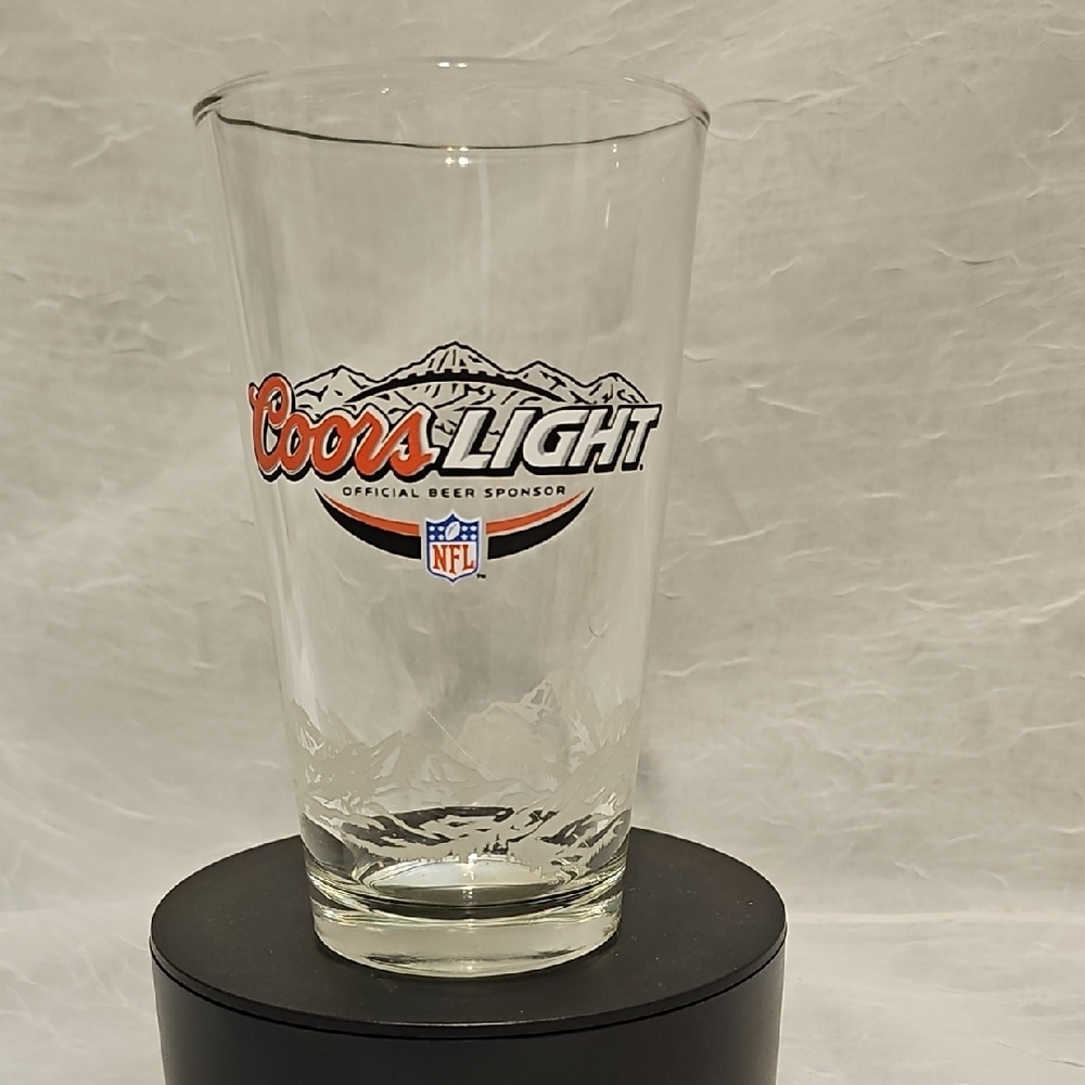 Coors Light NFL Pint Glass - Clear